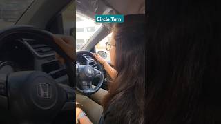 Circle Turn drivinglessons cardriving suratdrivereducation circleturn [upl. by Nibbor]