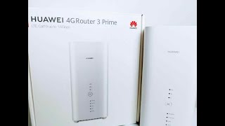 Huawei CPE 4G Router 3 Prime  B818   unboxing  detailed menu review and performance testing [upl. by Lindy]