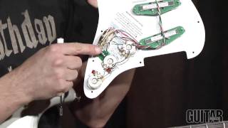 DiMarzio HS PreWired Pickguard [upl. by Ynaffat717]