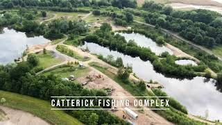 Catterick Fishing Complex DJI Drone carp footage [upl. by Dlabihcra]