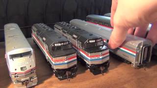 Amtrak Phase 3 Superliners and F40PH [upl. by Ronnica]