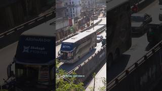 Chattogram to Dhaka Shohagh Prestige Scania Double Decker Bus [upl. by Urbannal]