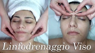 Estetica tutorial massaggio linfodrenante al viso [upl. by Binette403]