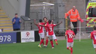 Morecambe v AFC Wimbledon highlights [upl. by Desireah569]