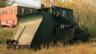 Ancient MEC Jordan Spreader ditches on the Newburyport Branch 09131991 [upl. by Laehplar494]