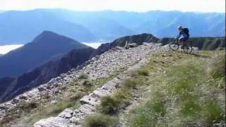 MONTE LEGNONE m2610 MTB Alto Lago di Como [upl. by Eilak]