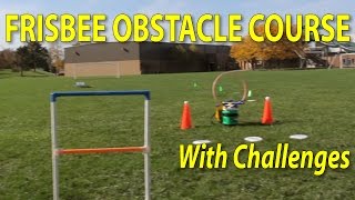 Ultimate Frisbee Obstacle Course  Frisbee Trick Shots [upl. by Templer206]