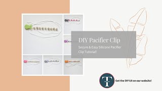 DIY Pacifier Clip Tutorial  Very Secure and Easy [upl. by Branen]