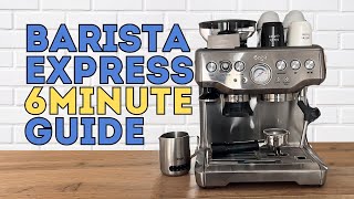 Beginners Guide on How To Use the Breville Barista Express Espresso Machine [upl. by Tolland]