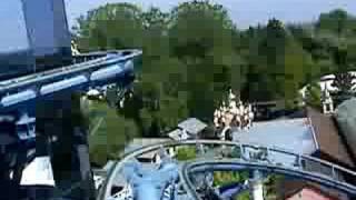 EuroMir Roller Coaster  Europa Park 2007 On Ride POV Front [upl. by Ferneau]