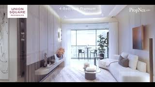 Union Square Residences Showflat Walkthrough [upl. by Eisse]