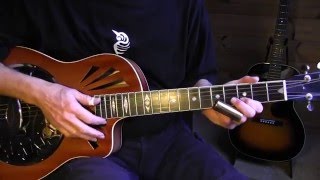 Slide Guitar Lesson  Booze and Blues  open G tuning  TAB avl [upl. by Cleodell]