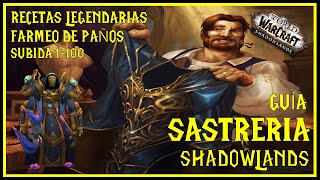 🧵 Guía de Sastrería 90 🧵  World of Warcraft SHADOWLANDS [upl. by Nylirem]