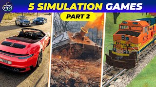 5 Best Simulation Games You Should Definitely Try 😱 Part  2 HINDI [upl. by Aubry]