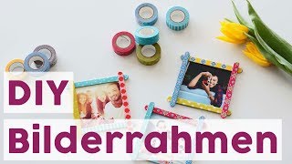 DIY Bilderrahmen basteln [upl. by Fanya]