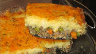 How to make Homemade Mashed Potato and Beef Casserole [upl. by Egiedan]