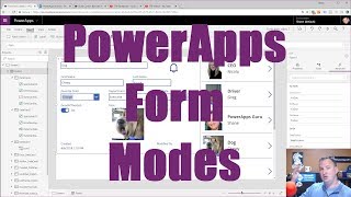 PowerApps Forms  Form Mode [upl. by Bluefield]