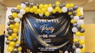 ABASAHEB GARWARE COLLEGE  FAREWELL FUNCTION 2024 [upl. by Vanda]