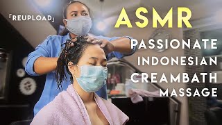 ASMR Passionate Indonesian Creambath Massage [upl. by Oirogerg659]