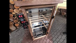 Wędzarnia elektryczna Booxasmoker 200 Electric smoker Dymbox  pierwsze wrażenia po zakupie [upl. by Guimar126]