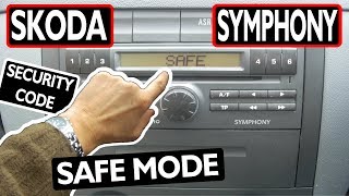 Skoda SYMPHONY RADIO CODE [upl. by Ciapha]