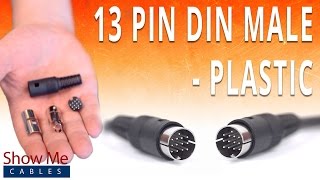 How To Install The 13 Pin DIN Male Solder Connector  Plastic [upl. by Konikow]