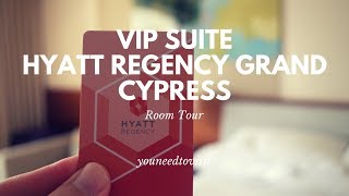 2 Bedroom VIP Suite at the Hyatt Regency Grand Cypress  Room Tour [upl. by Thurnau]