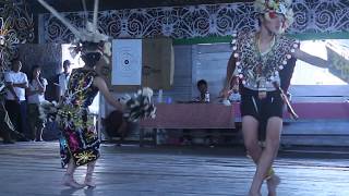 Kancet Lasan Dayak Kenyah Dayak Kenyah Borneo Solo Dance [upl. by Oni]