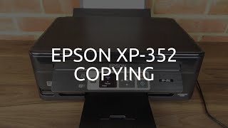 Epson XP352 Copying [upl. by Relyuhcs]