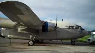 C119 Fairchild Flying Boxcar Palmer AK Engine Start 08142014 [upl. by Lemmie]