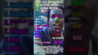 LONGLIVEAAP By AAP Rocky Album Review asaprocky rap hiphop music albumreview review asap [upl. by Ahsinrac]