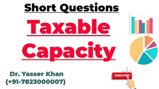 Taxable Capacity [upl. by Albur]