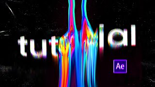 LIQUID TYPOGRAPHY ANIMATION   TEMPLATE  AFTER EFFECTS PSYCHEDELIC [upl. by Dollar]