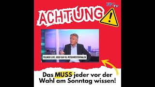 Das muss JEDER vor der Wahl am Sonntag wissen [upl. by Bradleigh663]