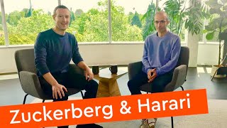 Mark Zuckerberg amp Yuval Noah Harari in Conversation [upl. by Yenffit]