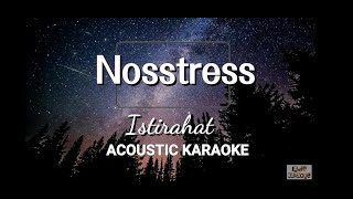 Nosstress  Istirahat Karaoke Lyric Video Instrument Cover [upl. by Ilime]