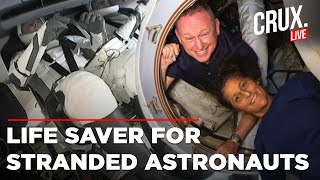 NASA Live  SpaceX Rescue Mission Reaches Stranded Astronauts Sunita Williams And Butch Wilmore [upl. by Dnivra]