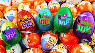 NEW Kinder Joy Egg Opening  Most Satisfying Videos ASMR 9 [upl. by Limoli439]