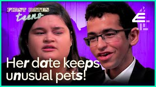 Teen Is GROSSED Out By Her Dates Unusual Interest  Teen First Dates  E4 [upl. by Yniffit]