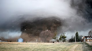 Intense Close Range Intercept of Violent EF4 Tornado  Iowa High Risk Tornado Outbreak  33123 [upl. by Kenney]