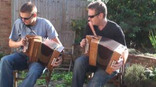 2 English Melodeon Tunes Tom O Vickers amp Knifes Edge [upl. by Quirk]