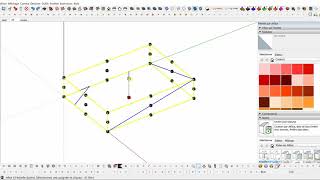 sketchup  mettre toute les lignes au même niveau [upl. by Weig648]