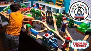 Thomas and Friends  New Thomas Train Wooden Railway Table with Brio Fun Toy Trains for Kids [upl. by Atnwahs21]