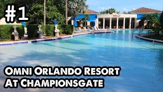 Omni Orlando Part 1 Room Tour Exploring The Resort Main Pool Lazy River Wave Pool  ParoDeeJay [upl. by Aoht802]