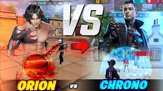 ORION VS CHRONO  WHO IS BEST  FREE FIRE BEST ACTIVE CHARACTER [upl. by Annhoj]