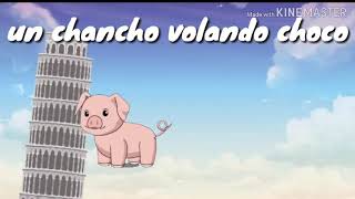 Un chancho volando chocó [upl. by Ojeillib]