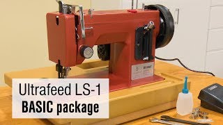 Sailrite Ultrafeed® LS1 BASIC Walking Foot Sewing Machine Previous Version [upl. by Laud]