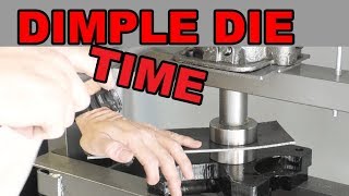 How to use a dimple die  EASY  Harbor Freight Press [upl. by Resa825]