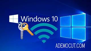 Windows 10 kayıtlı wifi şifresi öğrenme [upl. by Airlia]