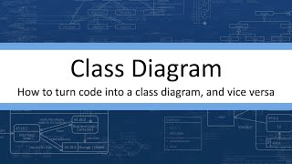 Class Diagram  Code to Class Diagram and Back Again [upl. by Yral]